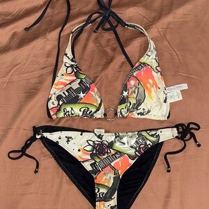 Multicolor Bikini Set